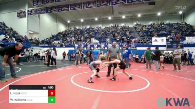 88 lbs 3rd Place - Levi Hook, MCTC vs Wyatt Williams, Choctaw Ironman Youth Wrestling