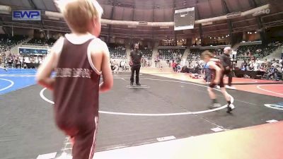 40 lbs Round Of 16 - Connor Kilgore, Eufaula Ironheads Wrestling Club vs Chase Freeman, Tahlequah Wrestling Club