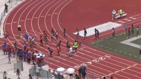 Youth Girls' 100m 2023 Aau Regional Qualifier 19, Semi-Finals 1 - Age 13