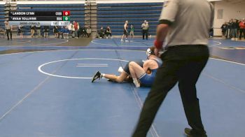 133 lbs Semifinal - Landon Lynn, Connellsville vs Evan Tolliver, Ringgold