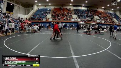 150 lbs Quarterfinal - Shawn Witherspoon, Archbishop Curley vs Mike Ensor, Archbishop Spalding