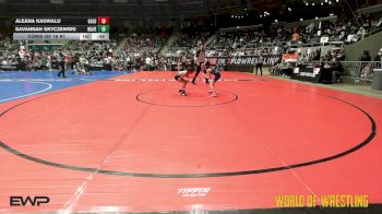 66 lbs Consi Of 16 #1 - Aleana Kauwalu, Goldenbacks vs Savannah Gryczewski, Wave Wrestling Club (TN)