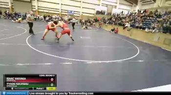 285 lbs Cons. Round 5 - Tyson Naufahu, Springville vs Isaac Vaivaka, Bountiful