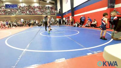 49 lbs Consi Of 4 - Shia Sandoval, Ponca City Wildcat Wrestling vs Cannon Corley, IRONMEN Wrestling Club