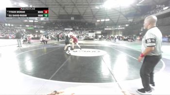 Boys 3A 190 lbs Cons. Round 6 - Eli Davis-Rudin, Ingraham vs Tyson Moran, White River