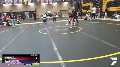 100 lbs Semifinal - Ian Maize, DC Elite Wrestling vs Isaac Beirman, Moen Wrestling Academy