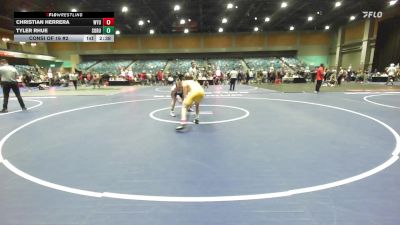 141 lbs Consi Of 16 #2 - Christian Herrera, Wyoming vs Tyler Rhue, Southern Oregon