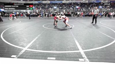 155 lbs Consi Of 8 #2 - Andrew Clayton, Central Kentucky Wrestling Academy vs Finn Bushell, Jaguar Wrestling Club