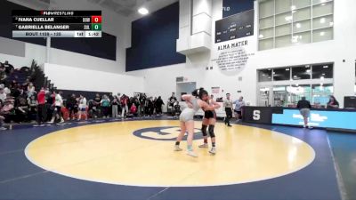 135 lbs Quarterfinal - Gabriella Belanger, Sultana vs Ivana Cuellar, Downey