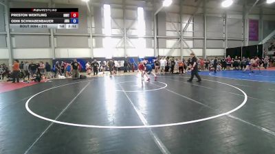 215 lbs 1st Place Match - Preston Wentling, Inland Northwest Wrestling Training Center vs Odin Schwabenbauer, Ascend Wrestling Academy