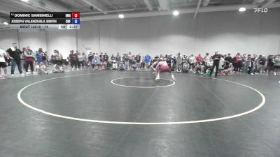 74 lbs Champ. Round 2 - Dominic Bambinelli, RWA vs Jozeph Valenzuela Smith, Cyclones Wrestling & Fitness