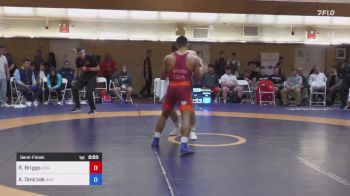77 kg Semifinal - Riley Jake Briggs, USA vs Abunassyr Omirzak, KAZ