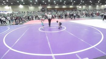 46 lbs Rr Rnd 4 - Colten Black, Ravage WC vs Nayelli Romero, Salem Elite Mat Club