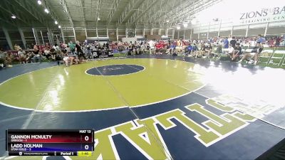 144 lbs Quarterfinals (8 Team) - Gannon McNulty, Oregon vs Ladd Holman, Utah Gold