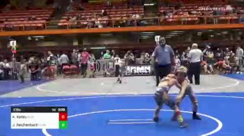 61 lbs Rr Rnd 2 - Kian Kelley, Broken Bow Wrestling Club vs Jayce Reichenbach, Team Champs