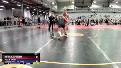 155 lbs Round 5 - Natalie Edmisson, Nixa High School Wrestling vs Macie Smith, McDonald County High School Wrestling