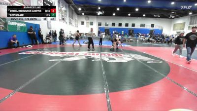 175 Boys Cons. Round 3 - Daniel Kibodeaux-Campos, Southwest (SD) vs Levi Clair, St Augustine