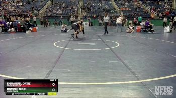 3A 165 lbs Champ. Round 1 - Dominic Blue, Union Pines vs Emmanuel Ortiz, Kings Mountain