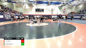 150 lbs Cons. Round 2 - Ethan Ziller, Prairie Central vs Noah Reisinger, Normal (University)