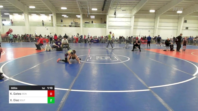 66 lbs Round Of 16 - Kolton Gates, Iron Faith WC vs Xander Diaz ...