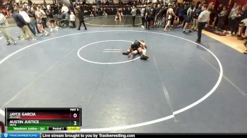 160 lbs Champ. Round 2 - Austin Justice, Mead vs Jayce Garcia, Kellogg