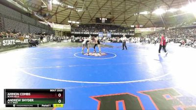2A 157 lbs Cons. Round 3 - Ammon Combs, Black Hills vs Andrew Snyder, W. F. West