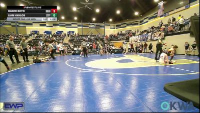 52 lbs Final - Baker Boyd, Rough Riders vs Liam Avalos, Standfast