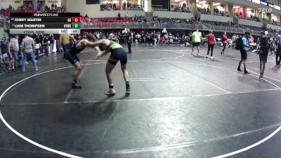 160 lbs Cons. Semi - Jonny Martin, GI Grapplers vs Liam Thompsen, Gretna Youth Wrestling Club