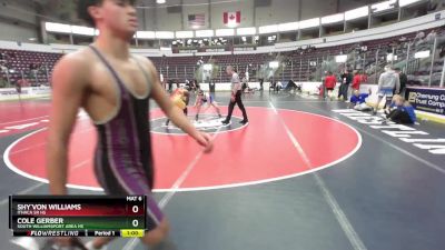 170 lbs Cons. Round 4 - Shy`von Williams, Ithaca Sr HS vs Cole Gerber, South Williamsport Area Hs