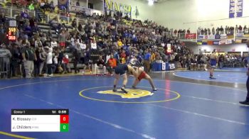 160 lbs Consolation - Kelyn Blossey, Erie Prep vs Jude Childers, Parkersburg South-WV