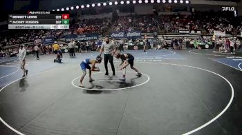 D 1 113 lbs Cons. Round 2 - Bennett Lewis, C.E. Byrd vs Jacory Rogers, Sulphur