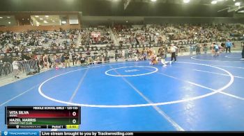 125-133 lbs Semifinal - Vita Silva, NWWC vs Hazel Harris, Cowboy Mat Club