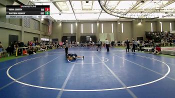 114 lbs Consi Of 4 - Nina Smith, Darien vs Paiten Kenny, Griswold/Wheeler