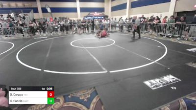 120 lbs Consi Of 64 #2 - Quincy Corpuz, Too Much Mana vs Cameron Padilla, Swat