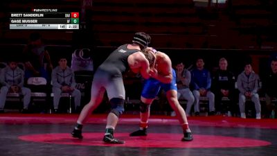 184 lbs Brett Sanderlin, Davidson vs Gage Musser, Air Force