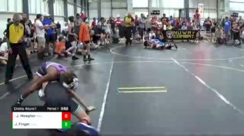 96 lbs Champ. Round 1 - Jamison Meagher, Pinstripe Wrestling Club vs Jaiden Finger, Immortal Athletics Wrestling Club