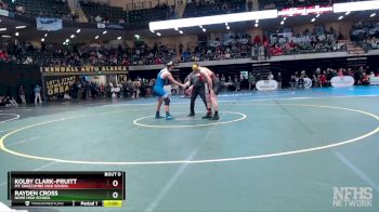 189 lbs Cons. Round 2 - Rayden Cross, Nome High School vs Kolby Clark-Pruitt, Mt. Edgecumbe High School