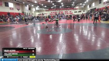 100 lbs Round 2 - William Dircks, Scoring Edge vs Miles Alters, Pinnacle Wrestling Club