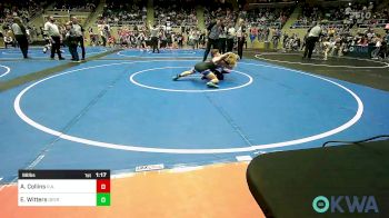 98 lbs 5th Place - Ayden Collins, R.a.w. vs Easton Witters, Deer Creek Wrestling Club
