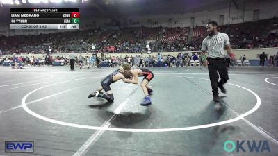 64 lbs Consi Of 8 #2 - Liam Medrano, Cowboy Wrestling Club vs Cj Tyler, Black Fox Wrestling Club