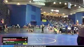 138 lbs Cons. Round 1 - Sebastian Alcocer, Westfield vs Brayton Crews, Atlee