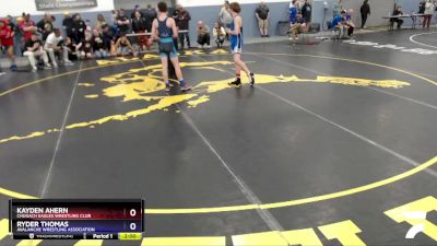 130 lbs X Bracket - Ryder Thomas, Avalanche Wrestling Association vs Kayden Ahern, Chugach Eagles Wrestling Club