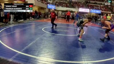 140 lbs Semifinal - Franklin Schwartz, Mine Yard Dogs Wrestling Club vs Ernest Grant, Younger