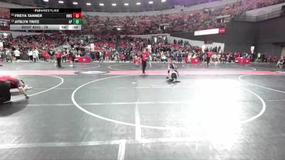 75 lbs Cons. Round 4 - Atelyn Tritz, Assumption/ Pacelli vs Freya Tanner, Riverdale Wrestling Club