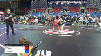 106 lbs Cons 64 #2 - Rodolfo Rojas, Oklahoma vs Charlie Trujillo, Texas