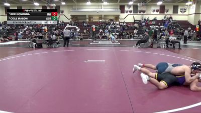 JV-37 lbs 5th Place Match - Cole Mason, Alburnett vs Rex Komenda, Xavier, Cedar Rapids