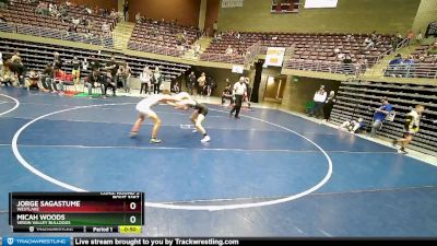 105 lbs Cons. Round 5 - Jorge Sagastume, WESTLAKE vs Micah Woods, Virgin Valley Bulldogs