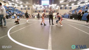 100 lbs Rr Rnd 5 - Ava Davis, Kingfisher YellowJackets vs Harding Hamilton, Cowboy Wrestling Club
