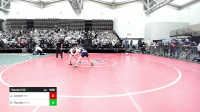122-H lbs Round Of 32 - Jack Lorper, Red Nose WC vs Ethan Young, West Orange