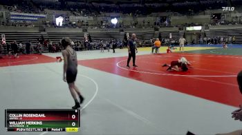 85 lbs Placement (4 Team) - William Merkins, Hutchinson vs Collin Rosendahl, UNITED